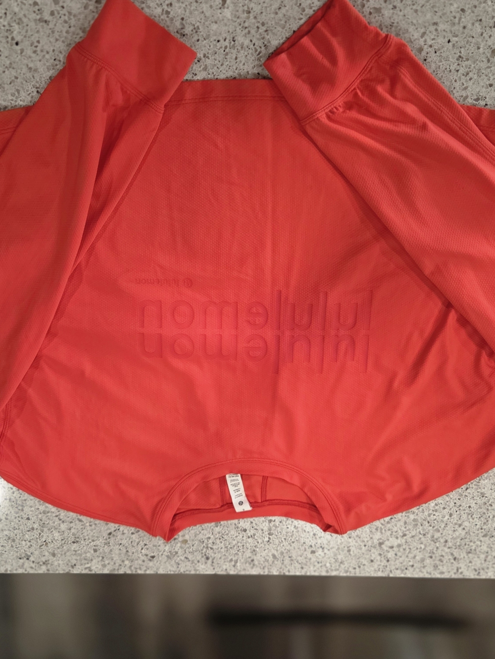 lululemon athletica Women’s Athletic Shirt - Red/ Orange